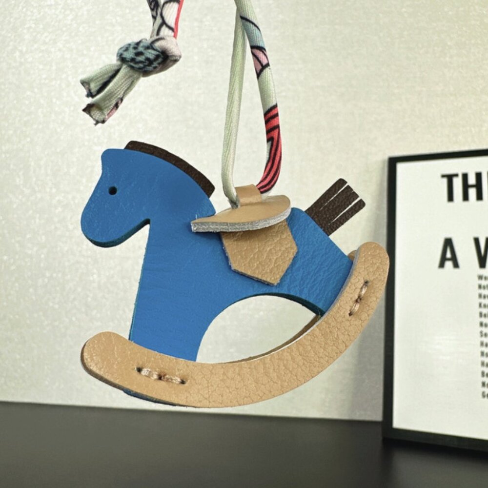 Horse Pegasus pony Bag Charm 1p Yellow